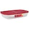 Rubbermaid Easy Find Lids 1.5 Gal. Clear Rectangle Food Storage Container 2184972 - alternate 6