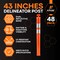 Xpose Safety 48 Pack 42in T-Top Orange Traffic Delineator Post, 48PK DLT-ORG-42-48-X - alternate 5