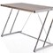 Homeroots 47" Brown and Silver Metallic Secretary Desk 286398 - alternate 7