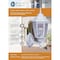 Boston Harbor Outdoor Wall Lantern, 120 V, 60 W, A19 or CFL Lamp, Aluminum Fixture, White BRT-BPP1611-WH3L - alternate 2