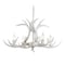 Jonathan Y Eldora 26" 4-Light Rustic Farmhouse Adjustable Resin Antler LED Chandelier, White JYL6301B - alternate 1