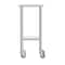 Flash Furniture Reese 24x18 Portable Work Table, SS Top Shelf, Galvanized Steel Undershelf, 4 Casters w/2 Locking NH-WT-2418-CAS-GG - alternate 5