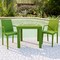 Leisuremod Weave Mace Indoor/Outdoor Arm Chair, Green MCA19G - alternate 7