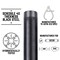 Ace Trading - Nipple 2 in. MIP each X 2 in. D MIP Black Steel 12 in. L Nipple 302U2X12 - alternate 7