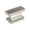 Amerock Socle 1-7/16 inch (37mm) Length Satin Nickel Cabinet Knob, 25PK 25VMP37023G10 - alternate 1