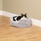 Slumber Pet Cuddler Bed, 16 in L, Polyester Cover, Gray, Machine Wash Cold on Gentle Cycle, Tumble Dry Low ZW9087 11 - alternate 6