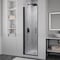 Anzzi 24 in. x 72 in. Semi-Frameless Shower Door w/ Hinged in Matte Black w/ Tsunami Guard Clear Glass SD-AZ051-01MB - alternate 8
