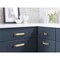 Amerock Concentric 1-1/4 in 32 mm Center-to-Center Golden Champagne Cabinet Finger Pull BP36811BBZ - alternate 3