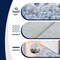 Jonathan Y Superbia Boho Medallion Border Non-Slip Machine-Washable Blue/Gray 5 ft. x 8 ft. Area Rug WSH502E-5 - alternate 5