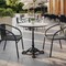 Flash Furniture TopGuard 31.5" Round White Faux Marble Outdoor Tabletop with Seamless Surface Technology ST-RD800C-1-M-3A-M-WH-MAR-GG - alternate 7