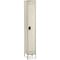 Safco Wardrobe Locker, 12 in W, 18 in D, 78 in H, (1) Tier, (1) Wide, Tan 5522TN - alternate 1
