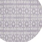 Homeroots 8' Lavender And Ivory Round Geometric Washable Indoor Outdoor Area Rug 613785 - alternate 7