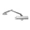 Global Door Controls Commercial Grade 3 Door Closer with Hold Open Arm in Aluminum - Size 3 TC2203-HO-AL - alternate 1
