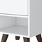 Homeroots 19" White Wood One Drawer Nightstand 543698 - alternate 9
