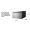 Beautifridge 18in Wide Built-In Cosmetics Refrigerated Drawer LX1D - alternate 10