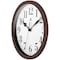 Infinity Instruments Plastic Wall Clock, Brown, 9-5/8in 20048DB-4400 - alternate 6