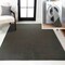 Jonathan Y Twyla Classic Solid Low-Pile Machine-Washable Dark Gray 5 ft. x 8 ft. Area Rug WSH300I-5 - alternate 1