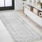 Jonathan Y Athens Modern Geometric Boho Gray/Cream 2 ft. x 8 ft. Runner Rug MOH107A-28 - alternate 1