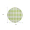 Homeroots 8' Lime Green And Ivory Round Geometric Washable Indoor Outdoor Area Rug 577063 - alternate 7