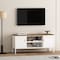 Manhattan Comfort Landen 47in TV Stand in White TV010-WH - alternate 1