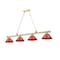 Z-Lite Cordon Heritage Brass 4 Light Billiard 2306-4HBR-PRD - alternate 7