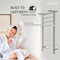Anzzi Eve Series 8-Bar Wall Mounted Electric Bathroom Towel Warmer Rack in Brushed Nickel Finish TW-AZ012BN - alternate 8