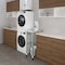 Amgood 24in D x 15in L Stainless Steel Open Base Table, 3in Casters AMG WT-2415-RCB-WHEELS-Z - alternate 6