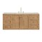 James Martin Vanities Laurent 60" Single Vanity, Light Natural Oak, w/ 3 CM Tajnar Eclos Top w/FreePower Wireless Charger 545-V60S-LNO-FTJR - alternate 7