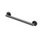 Gatco Glam 18" Stainless Steel ADA Compliant Grab Bar, Matte Black 962MX - alternate 2