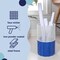 Happimess Harper Modern 4.13-Gallon 2-Tone Faux Wicker Cylinder Outdoor Trash Can, White/Blue HPM1101A - alternate 9