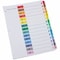 Universal One Table of Contents Divider, 15-Tab, 6PK UNV24808 - alternate 1