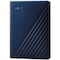 Western Digital WD My Passport for Mac 4 TB Portable Hard Drive - External - Midnight Blue WDBA2F0040BBLWESN - alternate 1