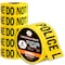 Xpose Safety Police Line Do Not Cross Tape Roll, 3 Mil, 3 Inch Wide x 1000 Feet, Yellow w/Black Letters, 6PK PPLT-3M-6-X-S - alternate 1