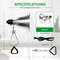 Ipower Clamp Lamp Light with 5.5 Inch Aluminum Reflector up to 60 Watt E26 Socket (no Bulb Included) HIWKLTCLAMPSSILWHT - alternate 12