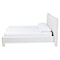 Baxton Studio Laria Modern White Teddy-Bear Fabric King Size Platform Bed 253-14062-ZORO - alternate 10
