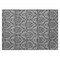 Homeroots 2' X 3' Gray Damask Washable Non Skid Indoor Outdoor Area Rug 563871 - alternate 7