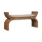 Homeroots 48in Beige and Brown Boucle and Solid Wood Upholstered Bench 723432 - alternate 7