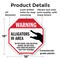 Signmission Warning Alligators in Area Do Not S, 18 Inch X 18 Inch, Plastic Sign OC-P-18-339 - alternate 7