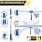 Gritt Commercial Pro Window Washing Kit with with 18 Squeegee, 18 Washer and 6' Telescopic Pole GRI137-6F-18 - alternate 8