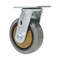 Vestil Rubber Swivel Caster 6 In. Diameter x 2 In. Width 771 Lb. Capacity Dark Gray/Gold CST-KSM-6X2MR-S - alternate 4