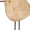 Homeroots 11" Brown Solid Wood And Iron Bird Abstract Tabletop Sculpture 608739 - alternate 4