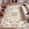 Jonathan Y Flora Abstract Bold Mandala High-Low Cream/Multi 3 ft. x 5 ft. Indoor/Outdoor Area Rug AMC112F-3 - alternate 6