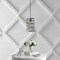Jonathan Y Helisa 7.25" 1-Light Modern Contemporary Iron Spiral LED Pendant, Antique Silver JYL7910C - alternate 10
