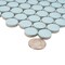 Apollo Tile Cirkel 11.46 in. x 12.4 in. Matte Blue Porcelain Mosaic Wall and Floor Tile 9.87 sqft/case, 10PK ORB88016LBLM - alternate 9