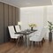 Leisuremod Spruce Collection Modern Wooden Dining Chair in Beige Velvet SC24BGF - alternate 9