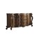 Homeroots 69" Brown Solid and Manufactured Wood Five Drawer Triple Dresser 490483 - alternate 5