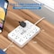 Jouleloom Power Strip Surge Protector w/ 11 Outlets, 4 USB and 2 USB C Ports, 5 Ft Extension Cord, 2PK SOPOWERSTRIP17WHTX2 - alternate 7