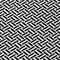 Homeroots 9' X 12' Black And Ivory Geometric Washable Indoor Outdoor Area Rug 594447 - alternate 8
