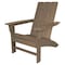 Newtechwood Modern Flat Top Adirondack Chair in Teak P021-896 - alternate 1