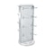 Azar Displays Revolving 8''W x 20.625''H Pegboard Counter Display w/16 4''Hooks 700508-CLR-4C16 - alternate 1